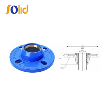 Ductile Iron Pipe Fitting Quick flange adaptor for PE/PVC Pipe