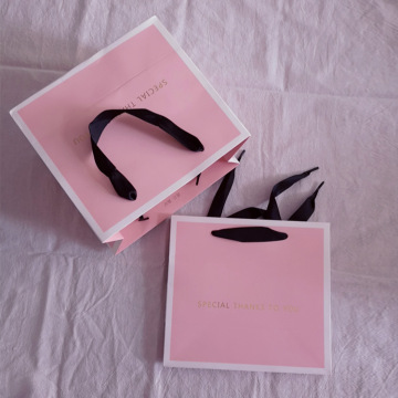 Custom Logo Luxury Biodegradable Paper Bags for Boutique Clothing Packaging