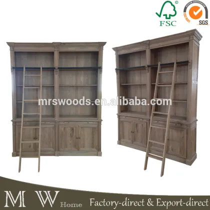 french antique bookcase, oak wooden antique bookcase, glass door antique bookcase, antique bookcase