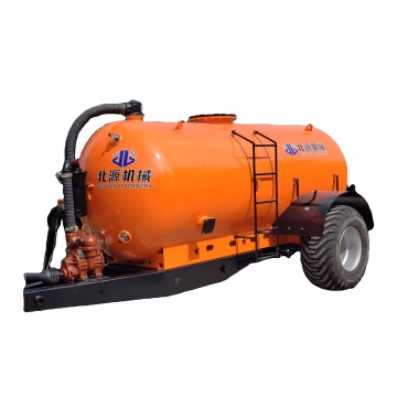 8 Cubic Meter Galvanized Slurry Tanker with Vacuum Pump Manure Spreader
