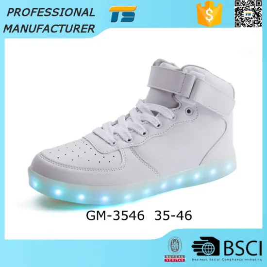 Led Running Luminous Shoes Flashing Light Adult