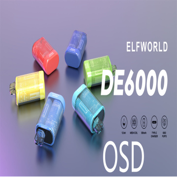 Wholesale Elf World DE6000 Disposable Pod Device