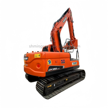 ราคาต่ำสุดของประสิทธิภาพสูง DOOSAN DX150LC-9C 15 ตันรถขุดเกาหลี