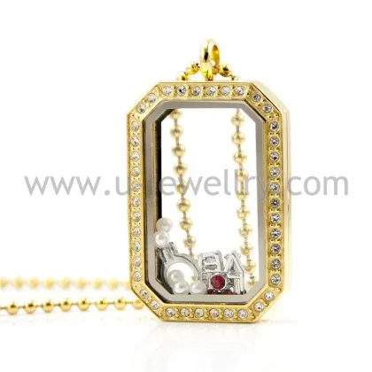 New arrive wholesale glass origami owl locket floating(LP0283)