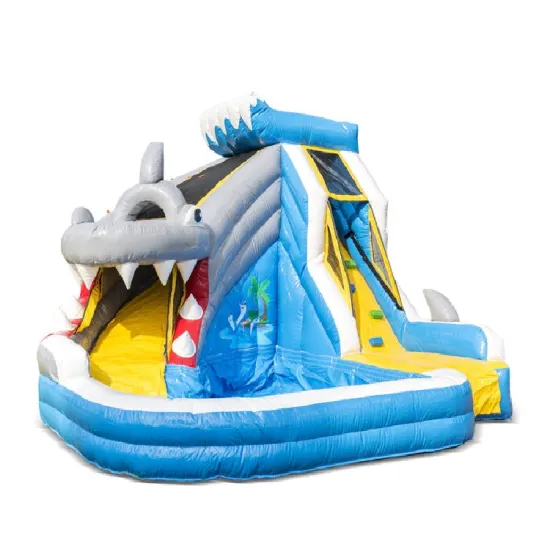Wholesale Splashy Shark Kids Water Park Slides, Inflatable Bounce House & Water Slide
