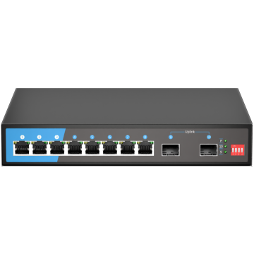 10GP-S2-AC series unmanaged PoE switches