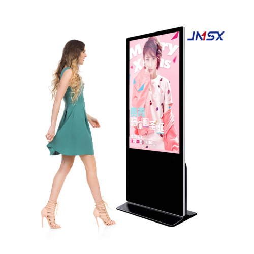 floor standing 55 65 inch advertising player totem