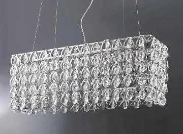 Classic crystal pendent lamp