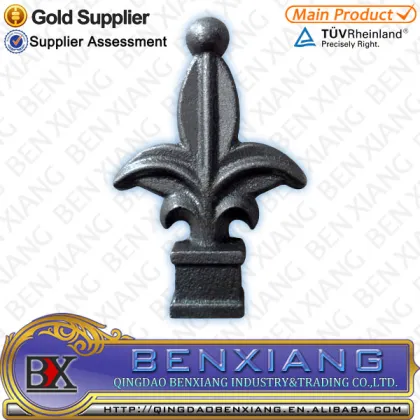 decorative forged iron spears