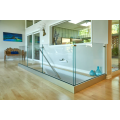 U Channel Glass Railing com LED para terraço