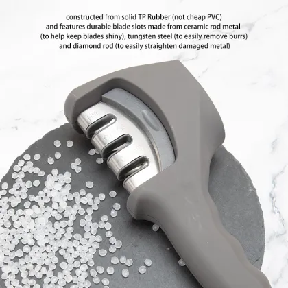 Manual Suction Wicked Edge Pocket 3 Stages Mini Ceramic Knife Sharpener