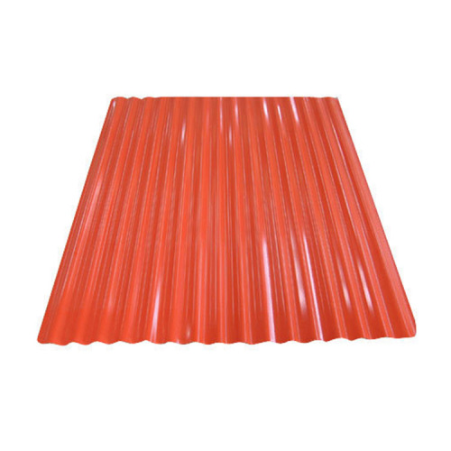 Z80 Ral5015 0.6mm Prepainted Corrugated Steel PPGI Roofing Sheet