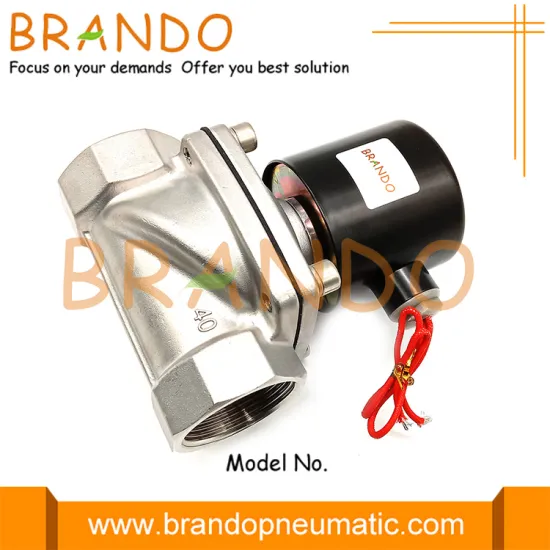 2S400-40 SUW-40 1.5'' Stainless Steel Water Solenoid Valve