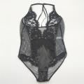 vrouwen sexy mode wimper kant en visnet bodysuit;