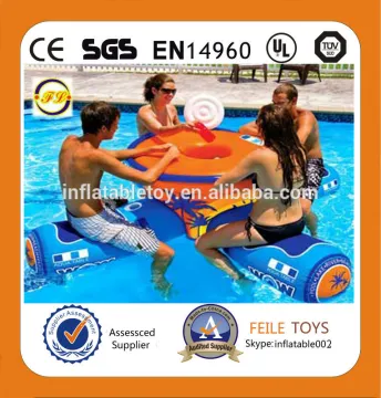 Floating, portable picnic table, floating table