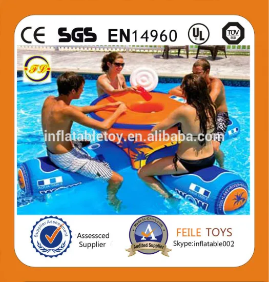 Floating, portable picnic table, floating table