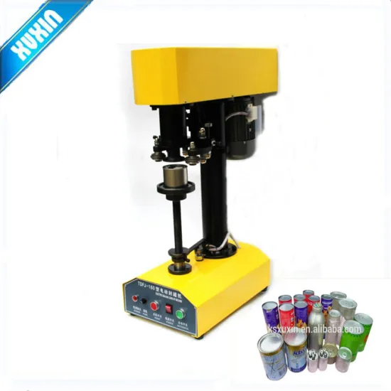 High Quality TDFJ-160 Pet Bottle Sealing Machine for Tin Can Canning