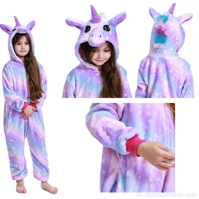 Conjunto de pijama de unicornio para niña, niño, niño