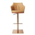 Adjustable height barstool Modern bar Chair Rose Gold Chair
