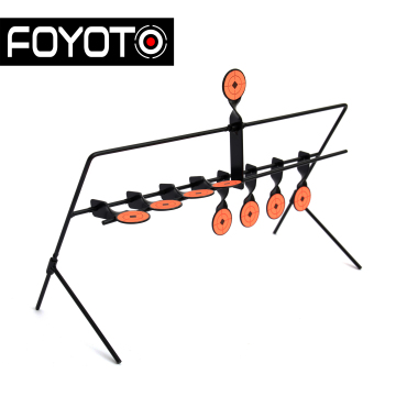 Amz Big Steel Shooting Target Set with Spinning Targets