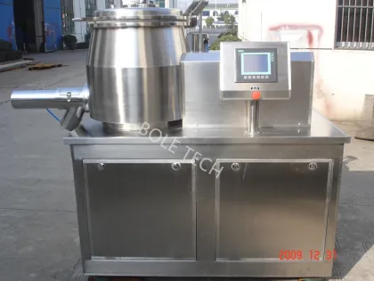 Feed additives high shear mixer granulator