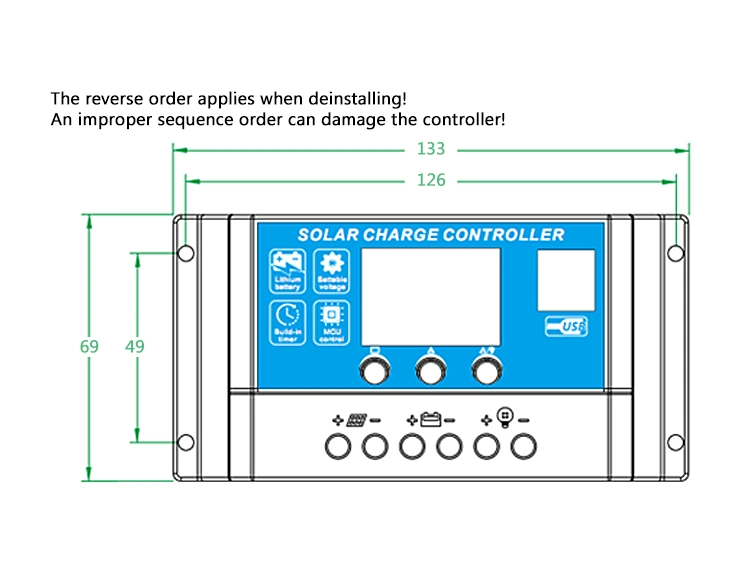 20a Pwm Solar Charge Controller 2 13 Png