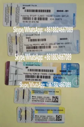 Win 7/8/8.1/10 Pro Stickers Original Labels Coa Win 10 Pro 64bit Full Package Sealed