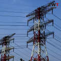 torre de transmissão de energia tubular de aço