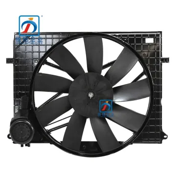 S Class W220 A/C Radiator Cooling Fan Assembly 1999 S600 2205000093 Mercedes Benz