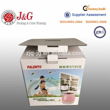 Trade assurance electronics packaging box air cleaner cardboard box