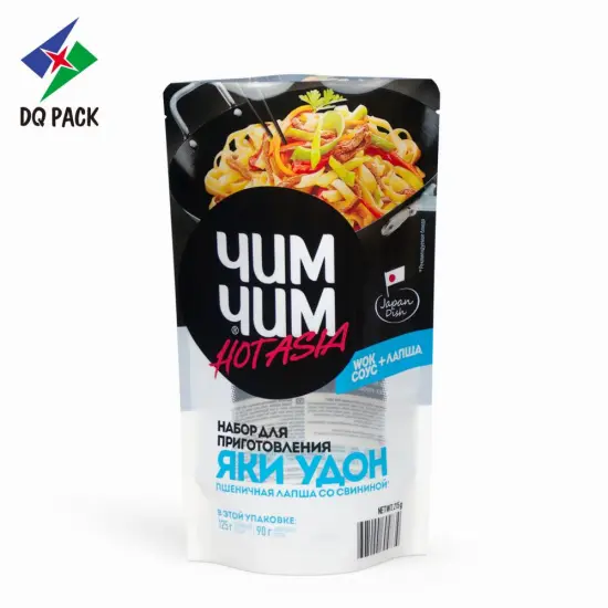 Food grade packaging stand up pouch