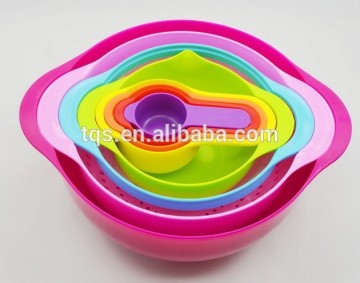Rainbow Bowls κουζίνα σκεύη/ Nest 8 Plus/ Multi Color Δημιουργώντας προετοιμασία τροφίμων/ κουζίνα μαγειρικής/ εργαλεία ψησίματος