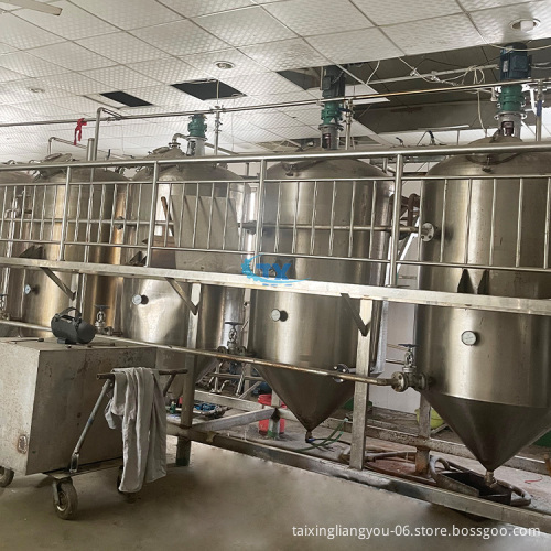 Small Crude Oil Refining Machine for Sunflower Oil Production