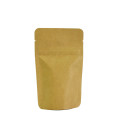 wholesale brown kraft paper stand up zip pouches