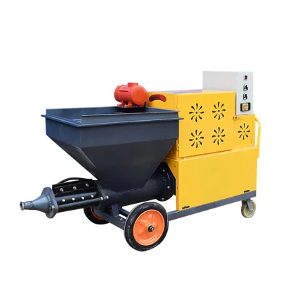 High Pressure Non-Gas Spraying Putty Machine Plastering Station Mortar Spraying Machine