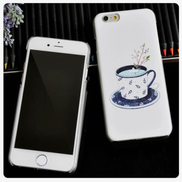 Afternoon tea A boat in the cup digital color printing Hard PC phone cases for iphone6 iphone6 plus
