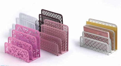 Pattern de metal Pattern Office Organizer Letter