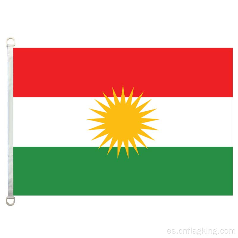 Bandera de Kurdistán 90 * 150cm 100% poliéster