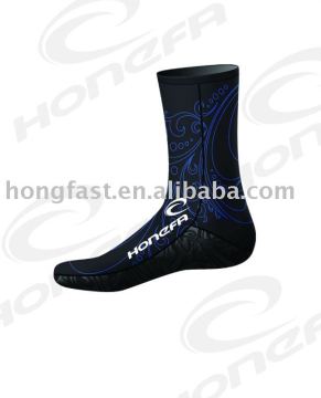 3mm SBR SCR CR neoprene sock with Nylon or super stretch