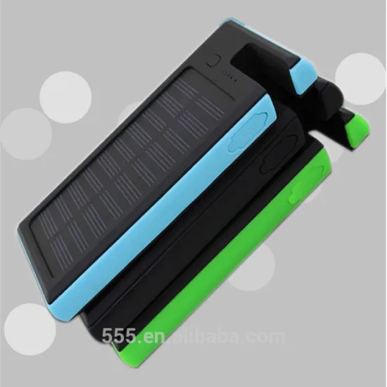 Power bank with strong light flashlight, portable mini solar power bank led 8000mAh