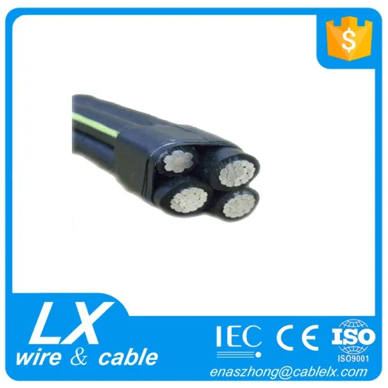 four core alumnium conductor PVC insulated ABC cable