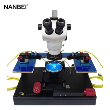 Mini Micropositioner Probe Station with Stereo Microscope