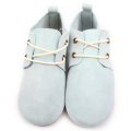 Nuevos estilos de zapatos Oxford de goma para niños de cuero de moda
