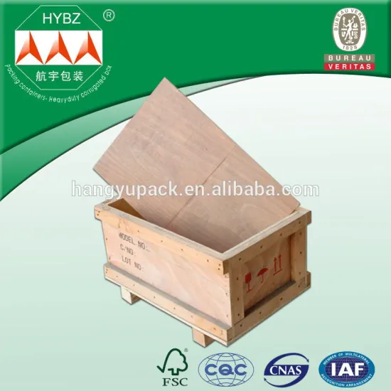 2016 High quality cheap wooden box Ford customed air shipping box