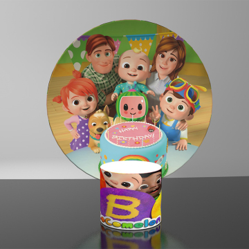 cocomelon wedding round backdrop stand frame