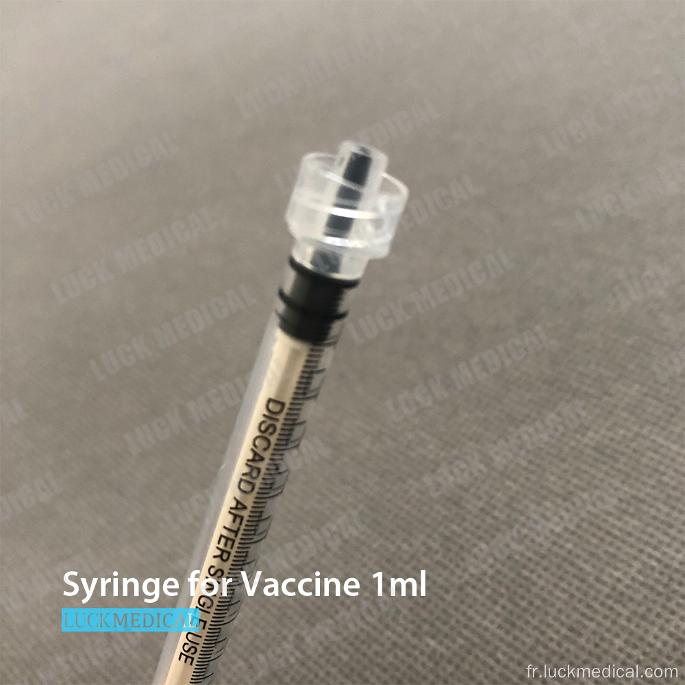 Seringue de vaccin covide jetable vide