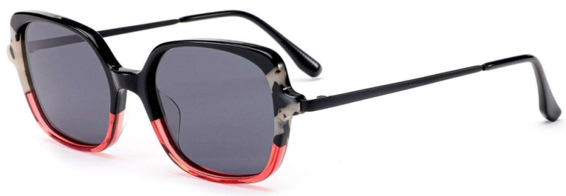 Belieye Trendy Square Acetate Sunglasses Frame