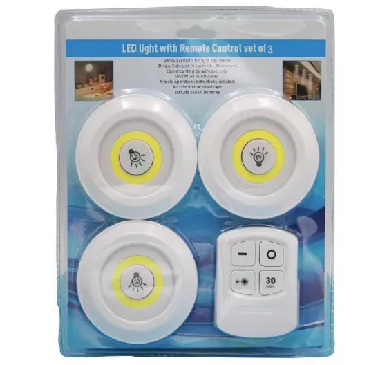 Wholesale Wireless Remote Control LED Cabinet Light Dimmable Night Lamp for Bedroom and Kitchen