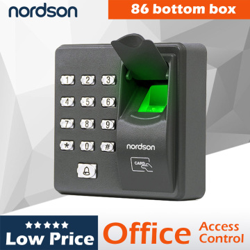 Low price easy to use office access control system RFID fingerprint door lock with free SDK