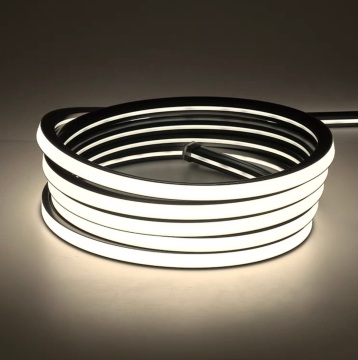 Black Waterproof Silicone LED Strip with Embedded Linear Lamp Sleeve